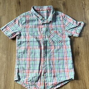 Joules Multicolor Plaid Button Down Shirt
